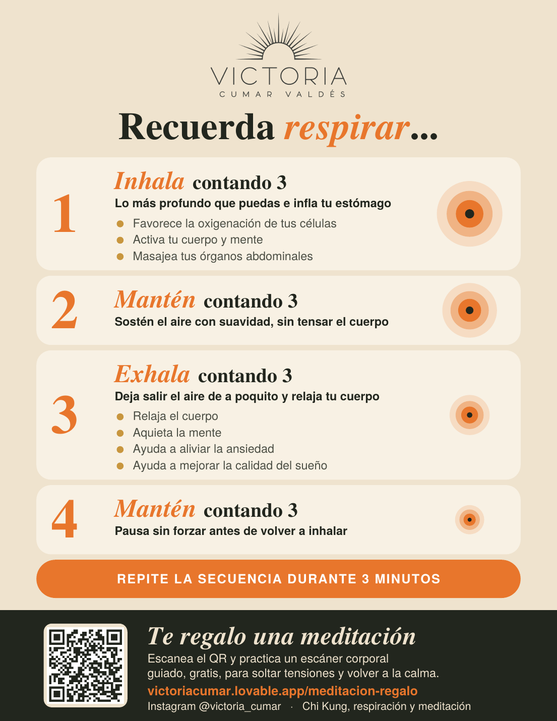 Folleto: Recuerda respirar